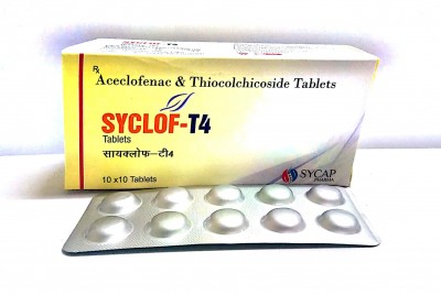 Aceclofenac 100 mg , Thiocolchicoside 4 mg