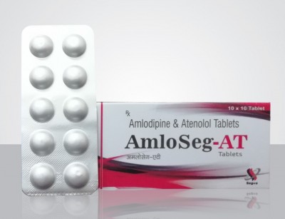Amlodipine 5mg + Atenolol 50mg  Tablet
