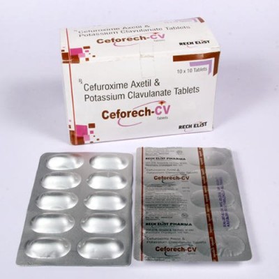 MANUFACTURER OF CEFUROXIME AXETIL 500 MG & CLAVULANATE POTASSIUM 125MG TABLETS IP