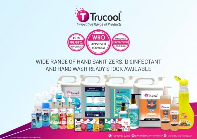 Trucool Hand Sanitizer Range