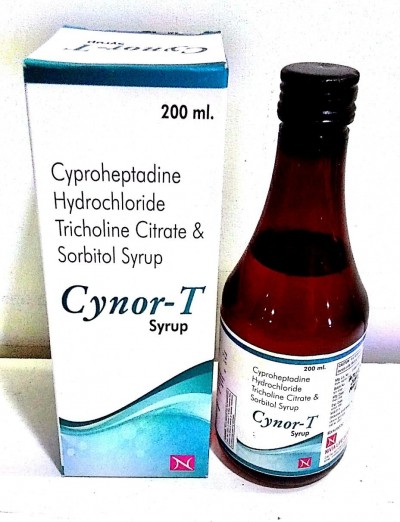 Cyproheptadine Hcl 2 mg and Tricholine Citrate 275 mg