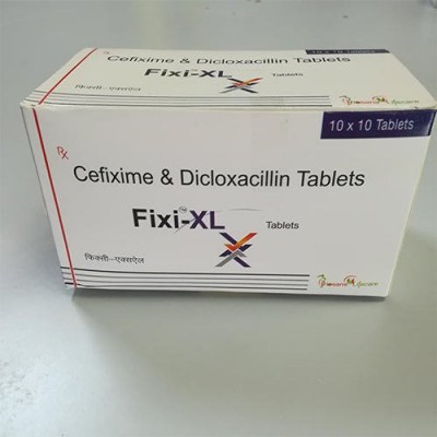 MANUFACTURER OF CEFIXIME TRIHYDRATE 200MG & DICLOXACILLIN 500MG TABLETS